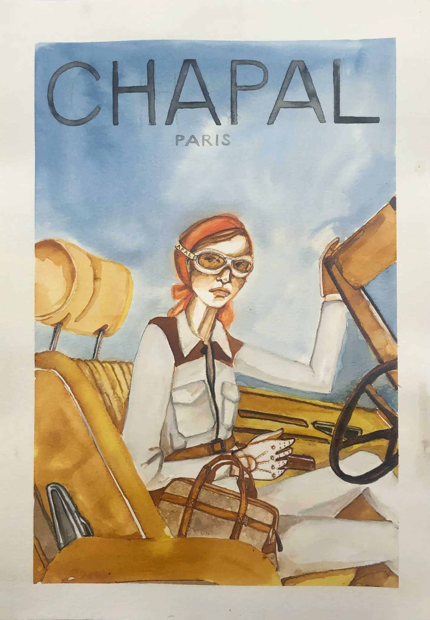 Live project for Chapal x Fida Worldwide — illustration by Tracey Smith.