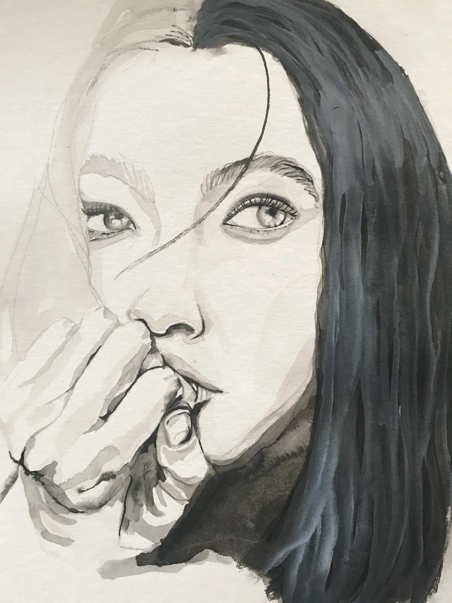Beauty illustration by Tracey Smith.