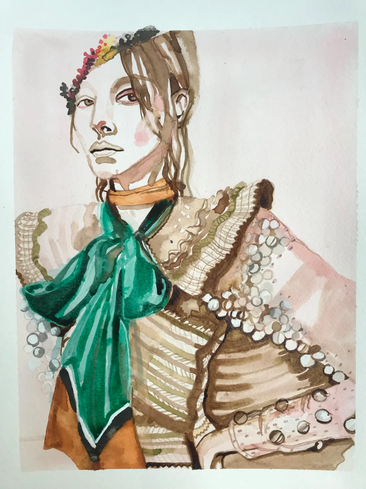 Fashion illustration by Tracey Smith.