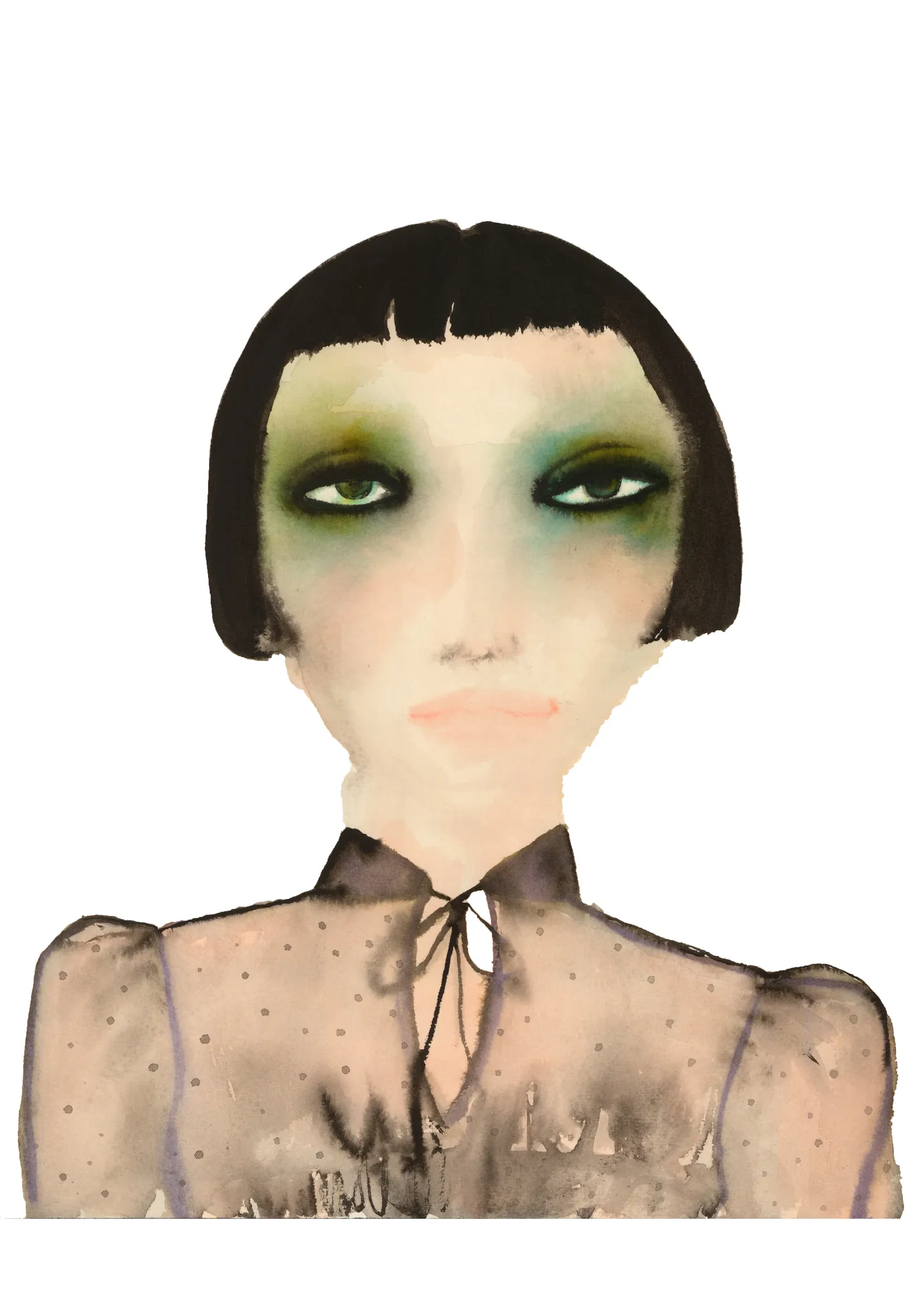 Cicely — Inky Face by Tracey Smith