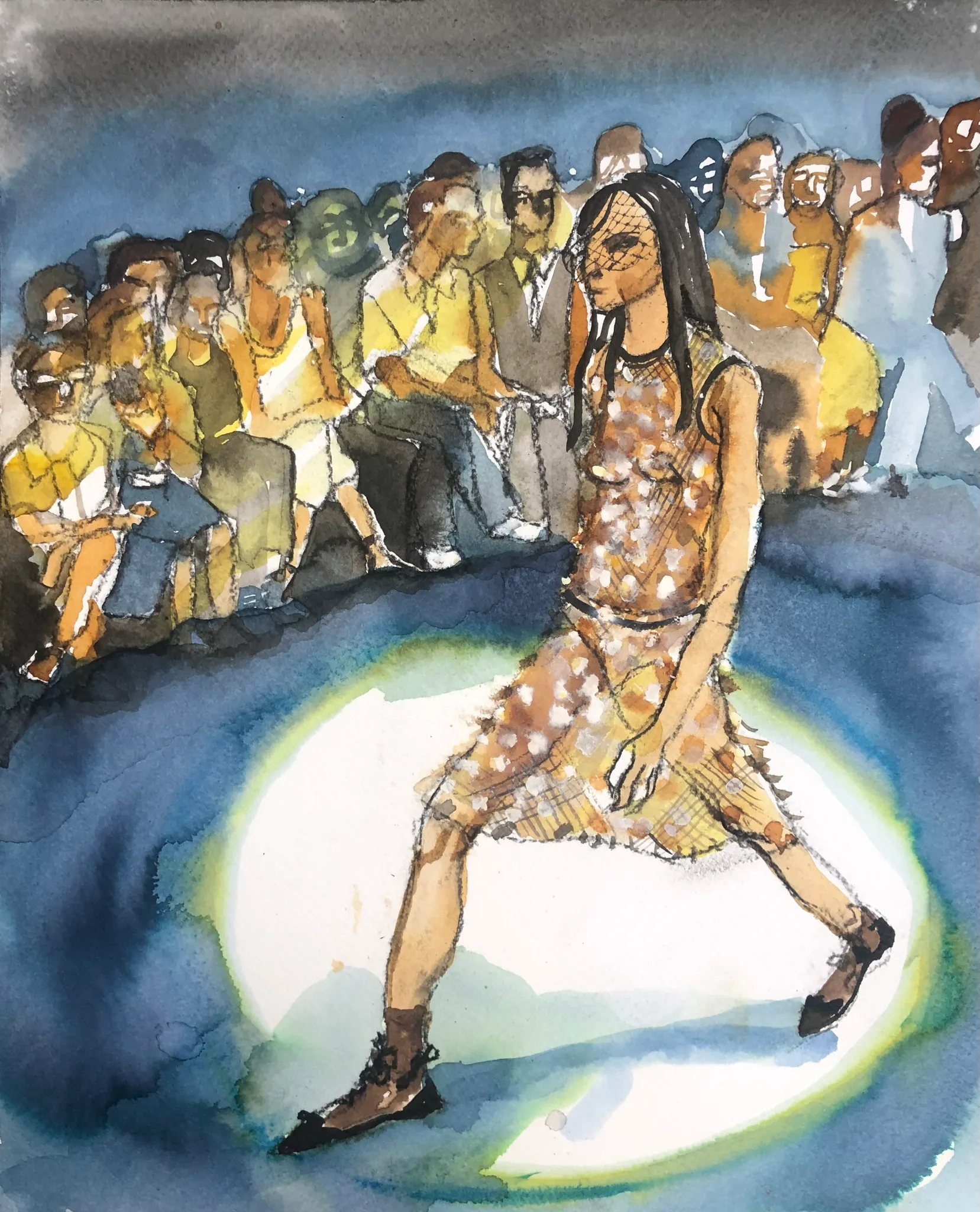 Numeroventuno SS24 — Catwalk Card by Tracey Smith