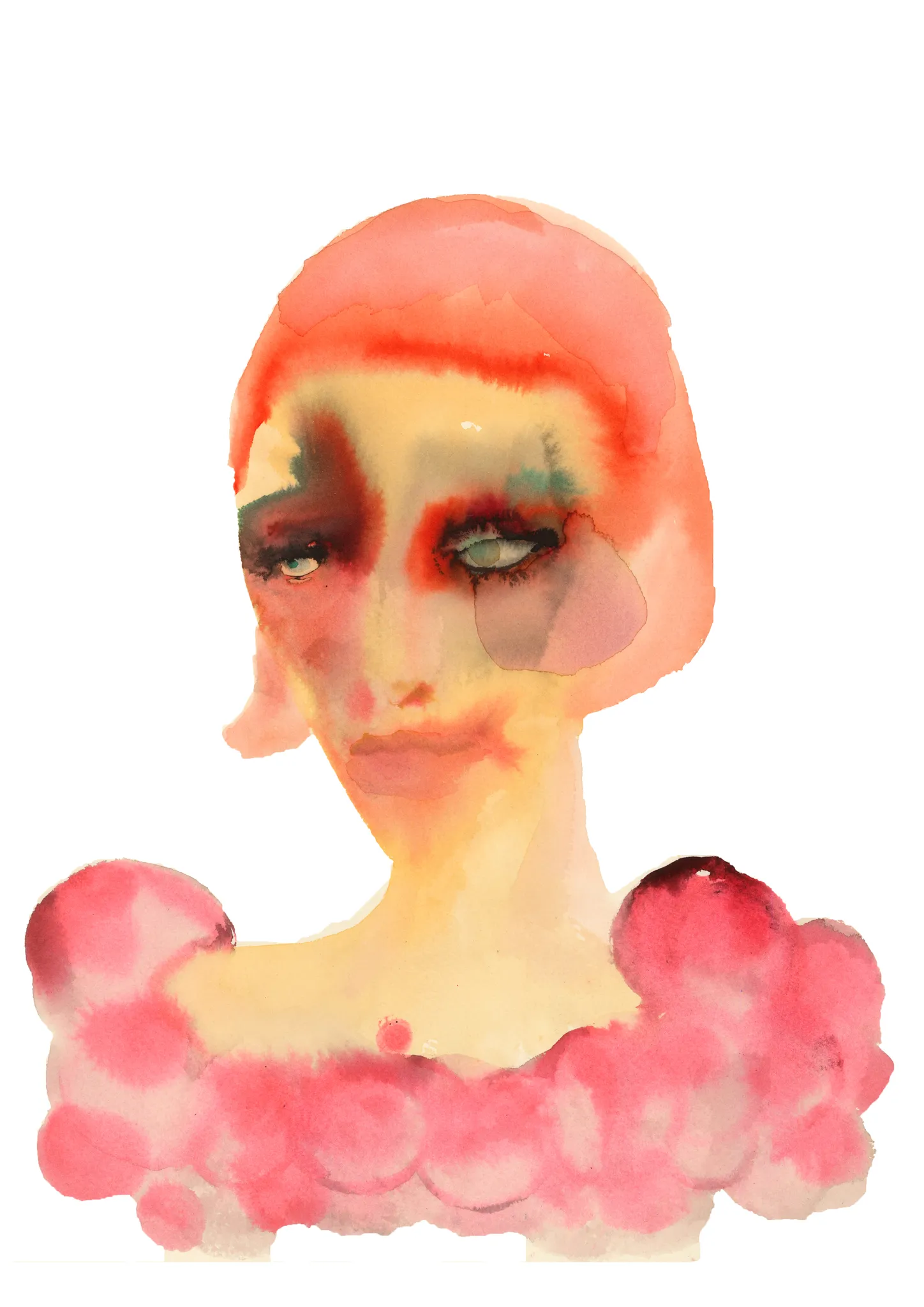 Ottilie — Inky Face by Tracey Smith
